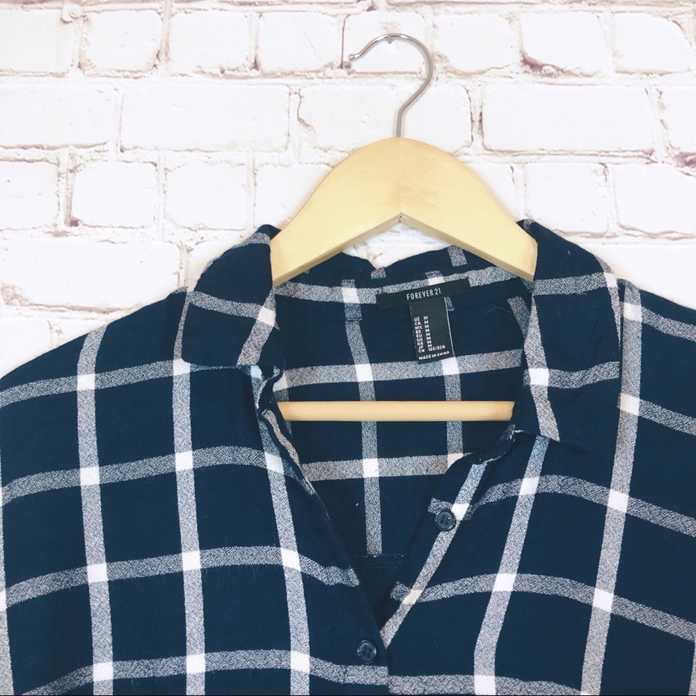 Forever 21 oversized plaid